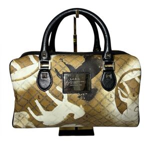 L.A.M.B. By Gwen Stefani Y2K Vintage Percy Lamb Stencil Esquivel Satchel
